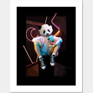 Skater Panda? Posters and Art